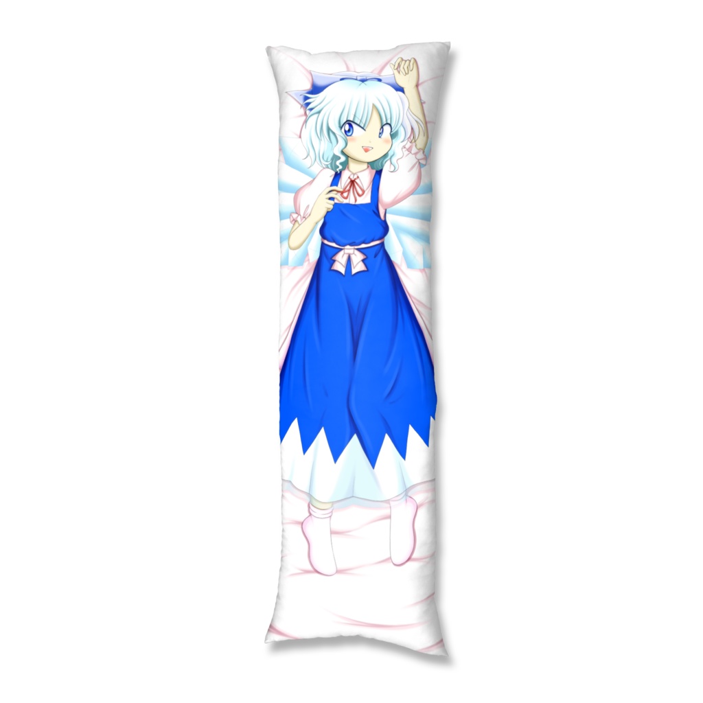 ZUN絵風チルノ抱き枕カバー(紅魔郷風)