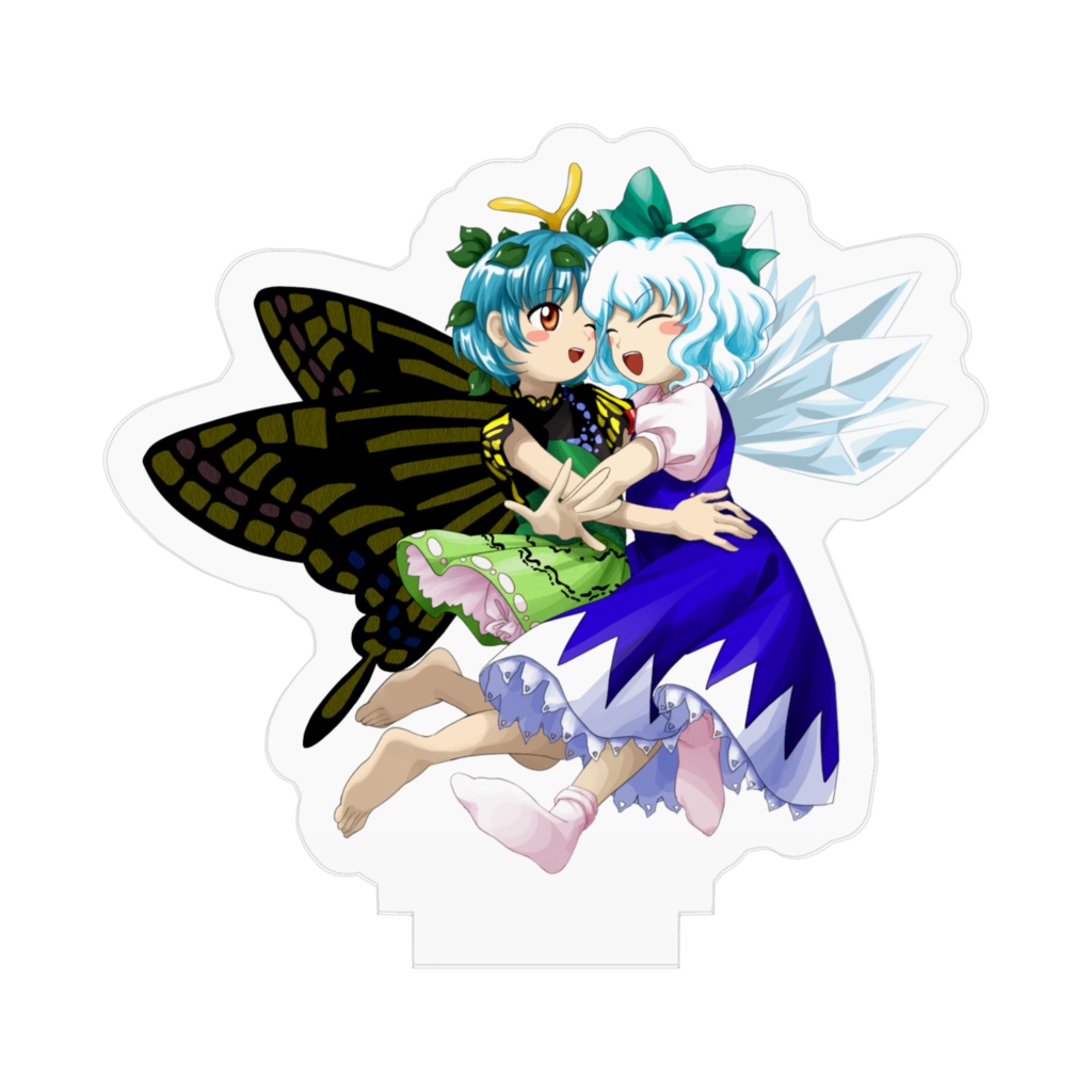 チルノ&エタニティラルバZUN絵風アクリルフィギュア