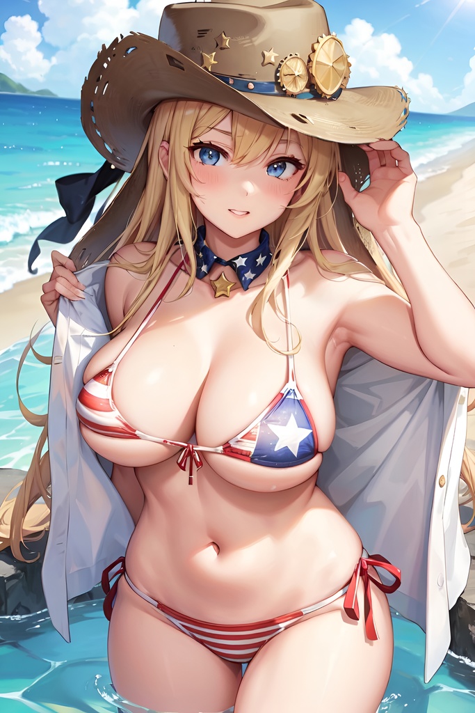 (ビキニ ver.) ちょっとセクシーなイラスト集【10枚セット】