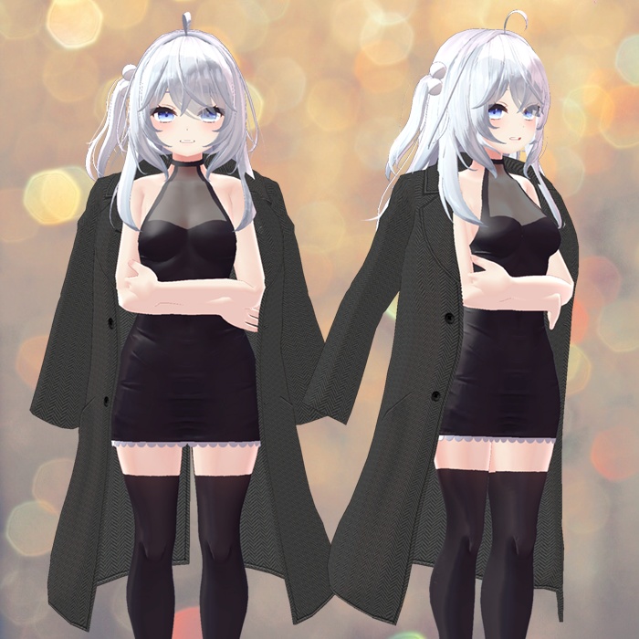 【碼希,杏里向け衣装】フード付きコート