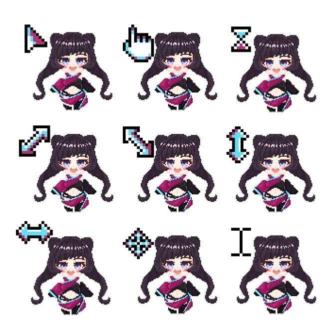 ホロライブ AZKi マウスカーソル【非公式】