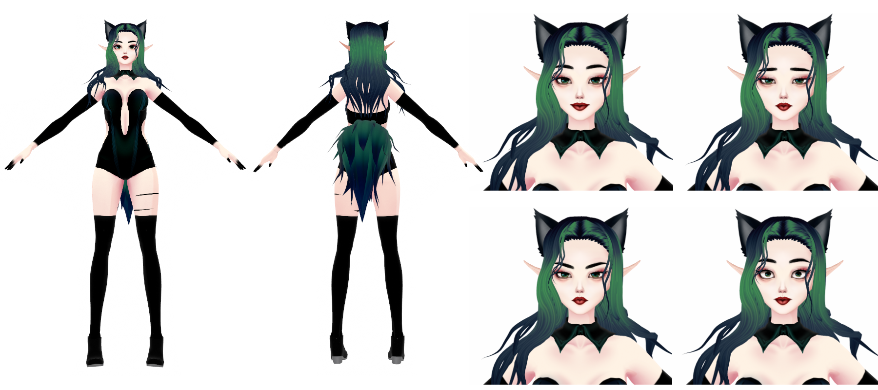 Vroid Model - Cat Girl - - exymoon - BOOTH
