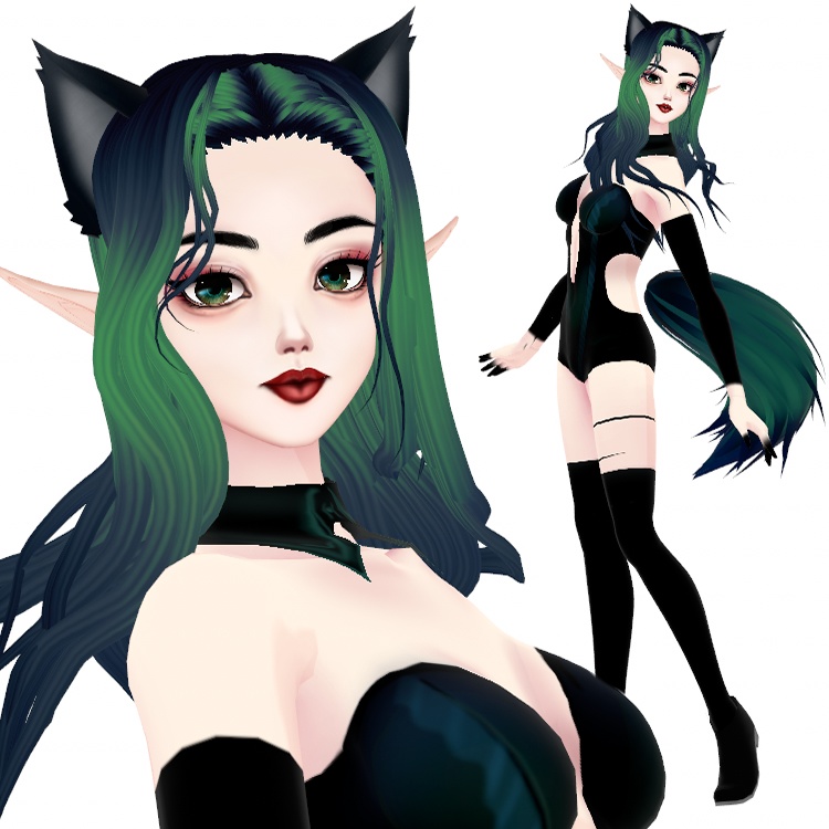 Vroid Model - Cat Girl -