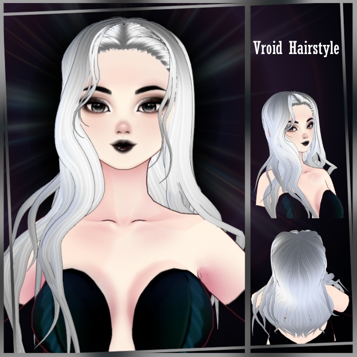 Vroid Girl - Long Hair Style Preset - Emma -