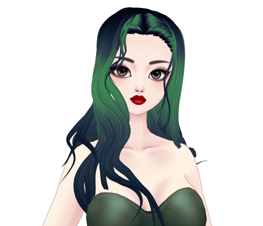 Vroid Girl - Long Hair Style Preset - Emma -