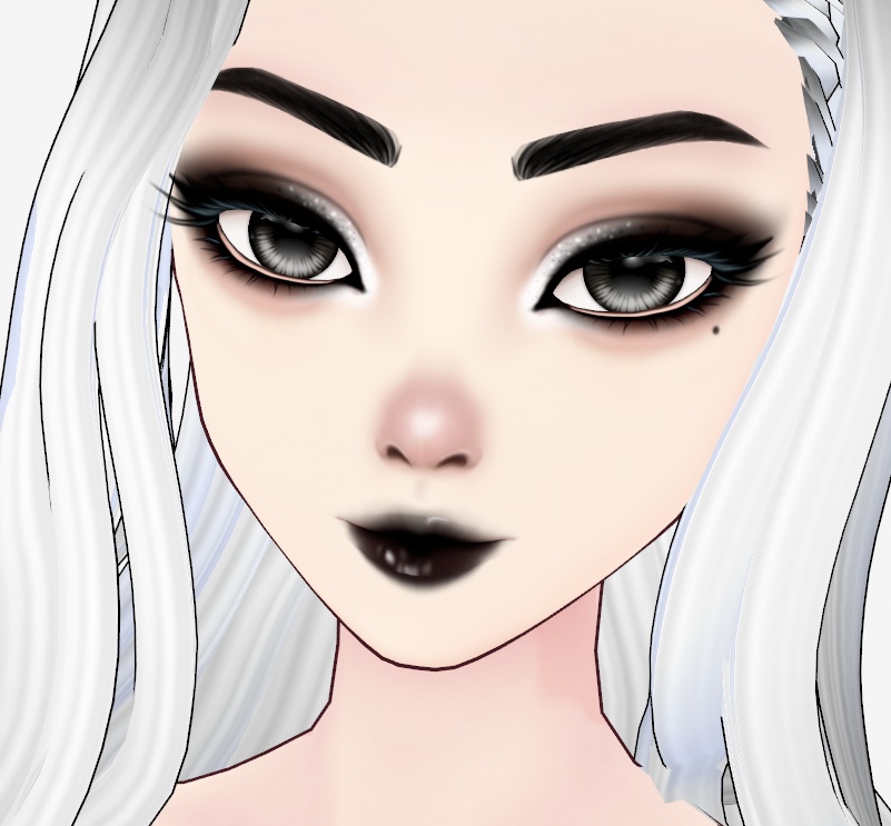 VRoid Makeup Set - Moonlight - Smokey eyes - Gothic makeup