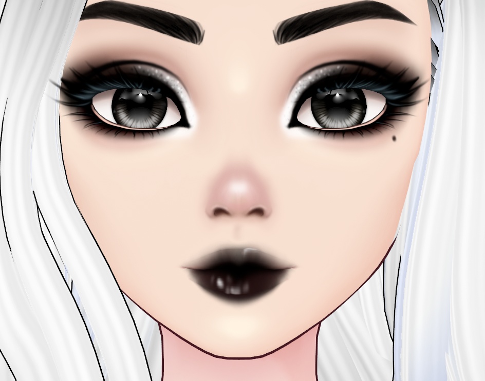 VRoid Makeup Set - Moonlight - Smokey eyes - Gothic makeup