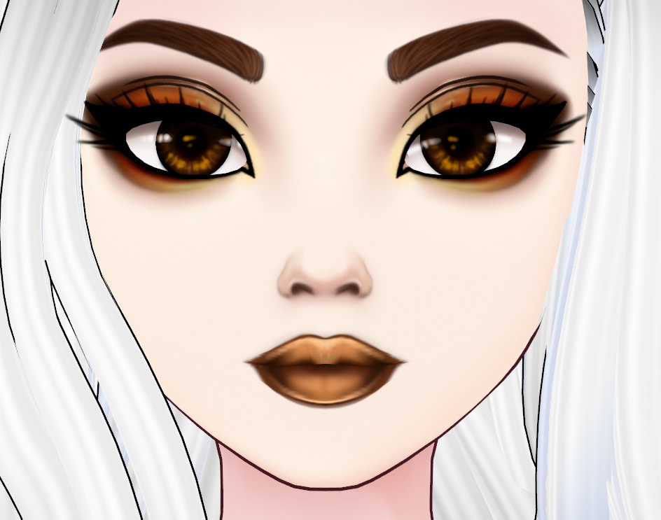 VRoid Makeup Set - Fall - Brown - Neutral - Halloween