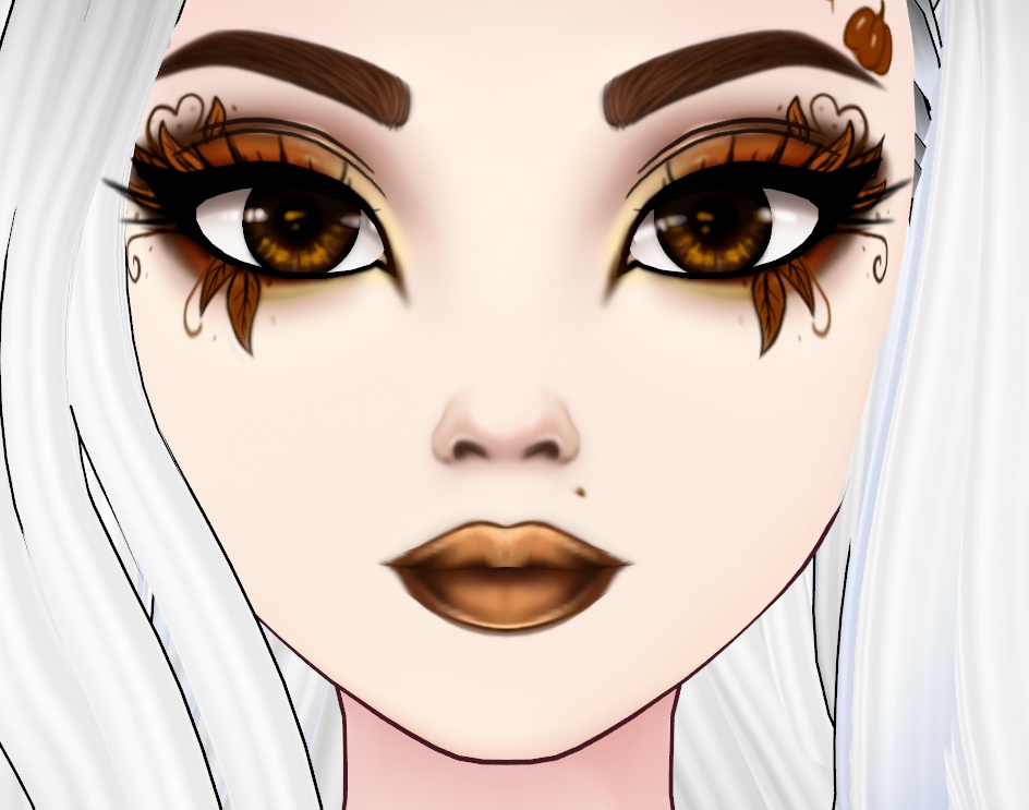 VRoid Makeup Set - Fall - Brown - Neutral - Halloween