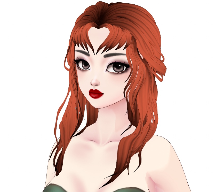 Vroid Girl - Long Hair Style Preset - Dana -