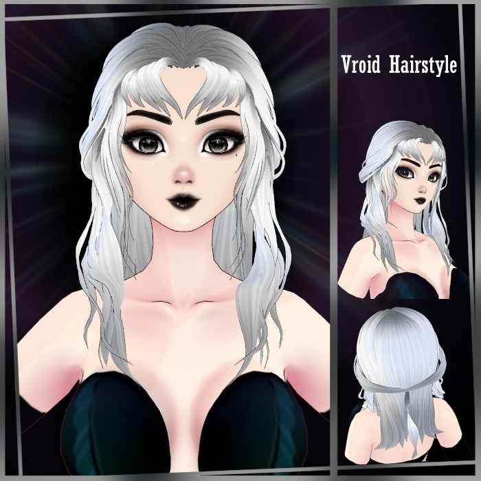 Vroid Girl - Long Hair Style Preset - Dana -