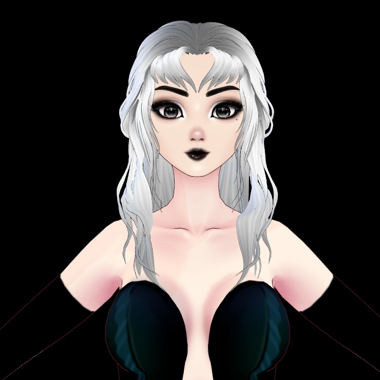 Vroid Girl - Long Hair Style Preset - Dana -