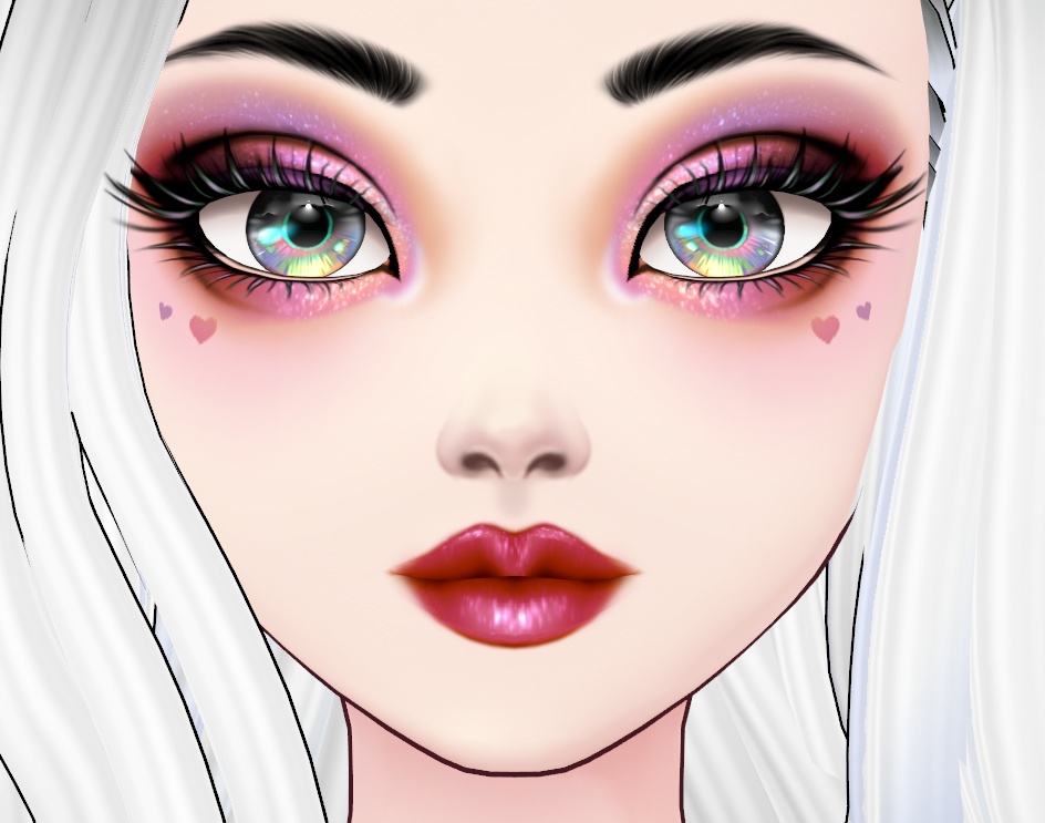 Vroid Makeup Set + Presets - Disco Eyes