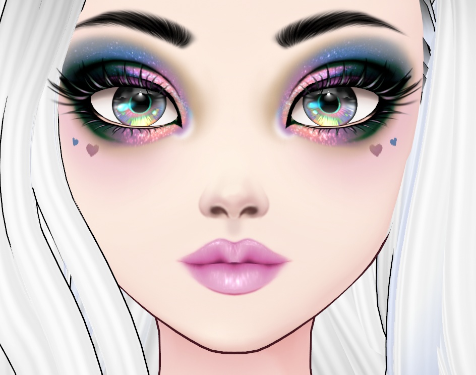 Vroid Makeup Set + Presets - Disco Eyes