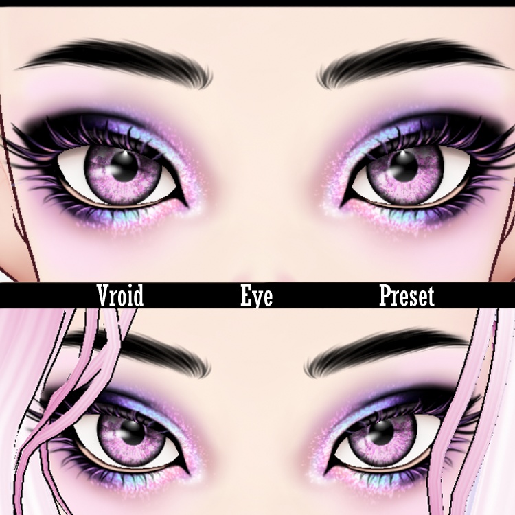 Vroid Eye Preset - Shape and Makeup