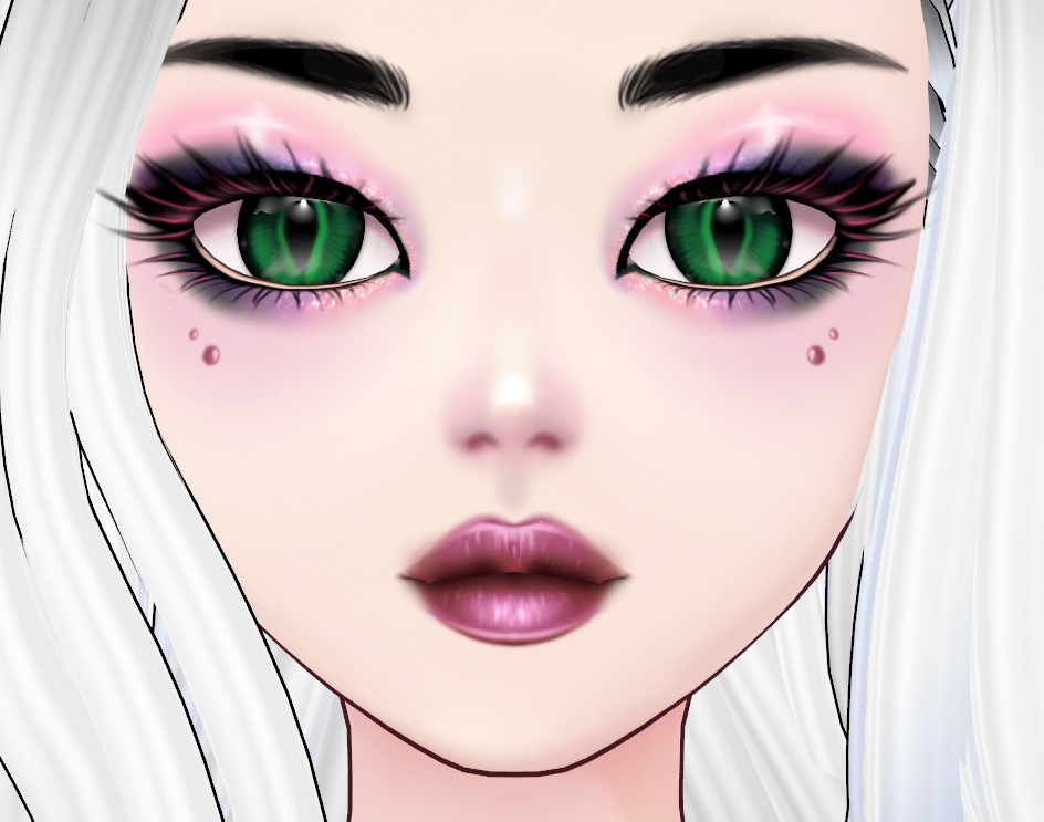 Vroid Makeup Set + Presets - Pink1