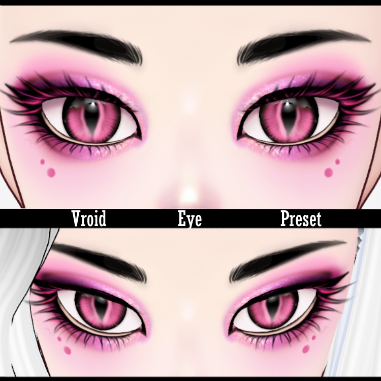 Vroid Eye Preset - Shape and Makeup Pink2