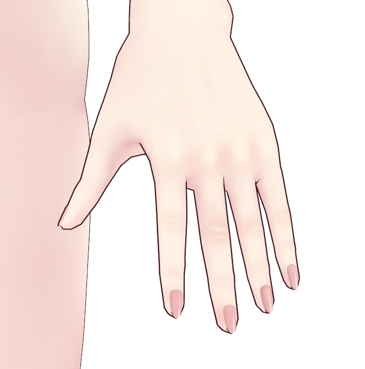 Vroid Busty Body and Face - Model + Items +Textures