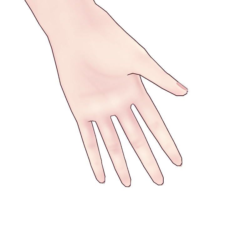 Vroid Busty Body and Face - Model + Items +Textures