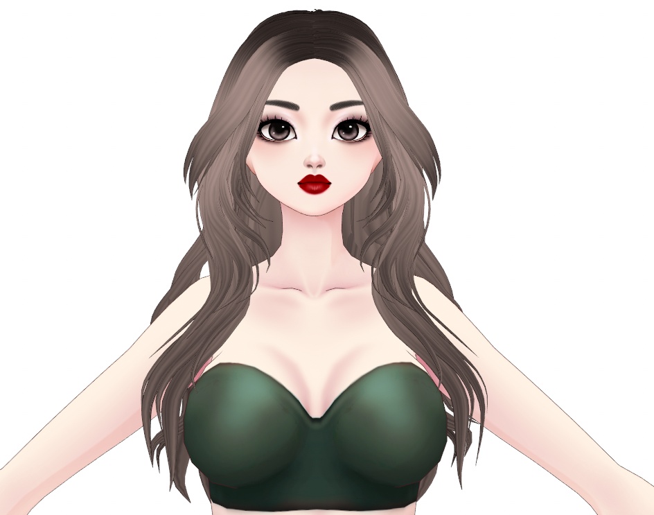 Vroid Hairstyle - Leya