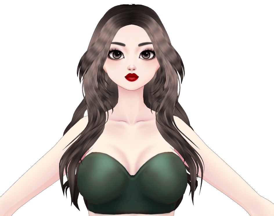 Vroid Hairstyle - Leya