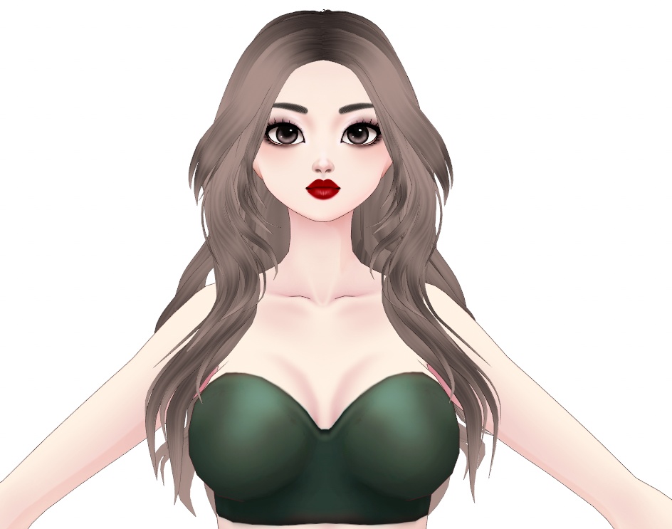 Vroid Hairstyle - Leya