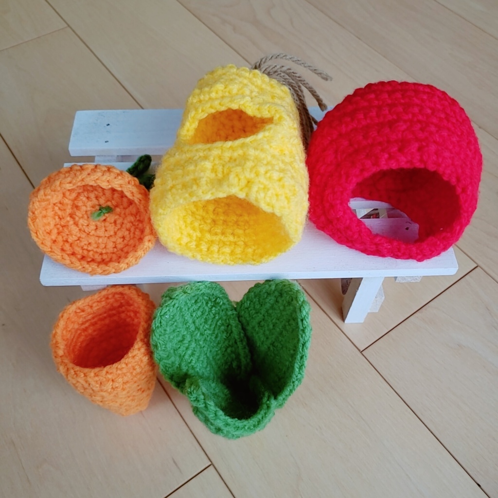 12cmぬい用 お野菜着ぐるみ