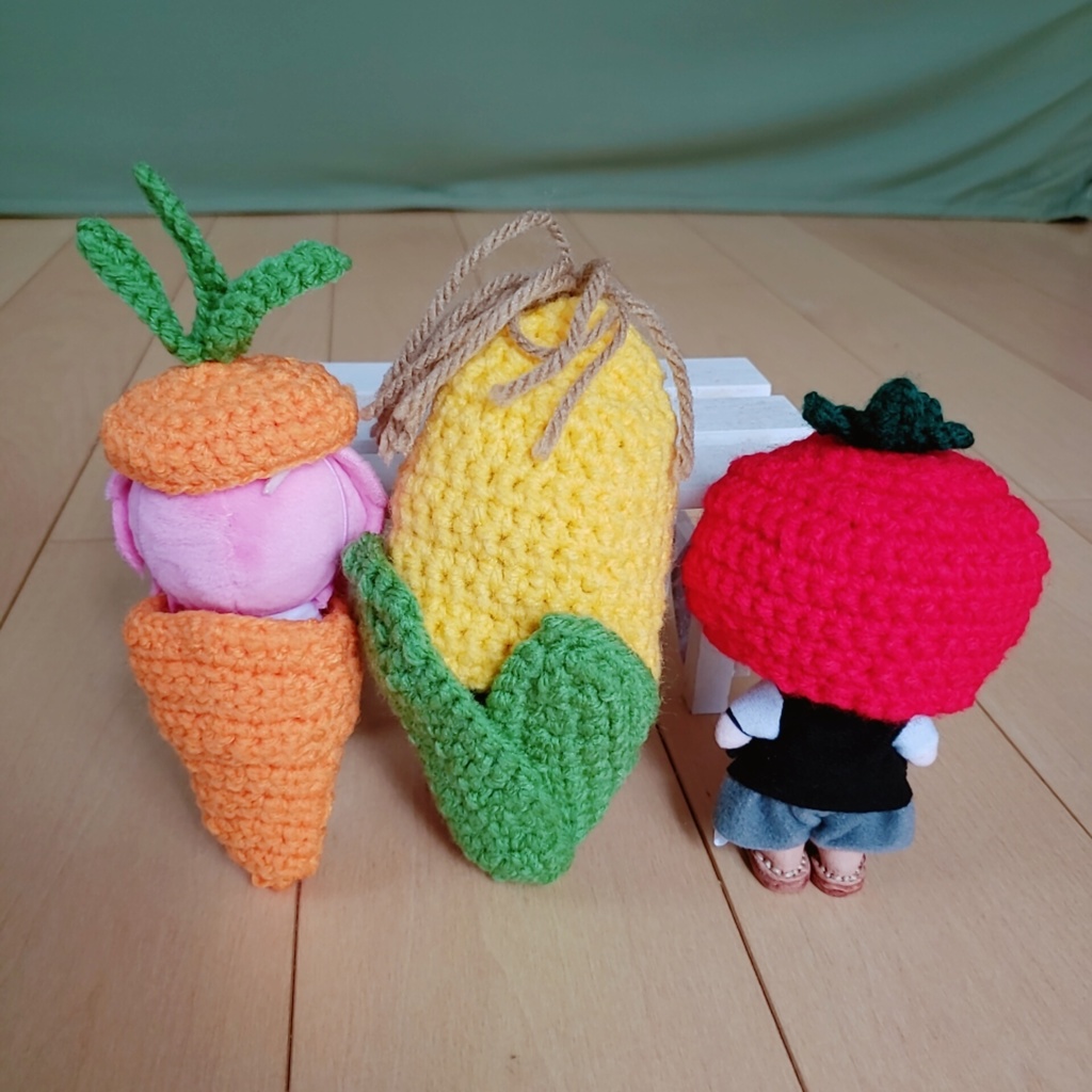 12cmぬい用 お野菜着ぐるみ