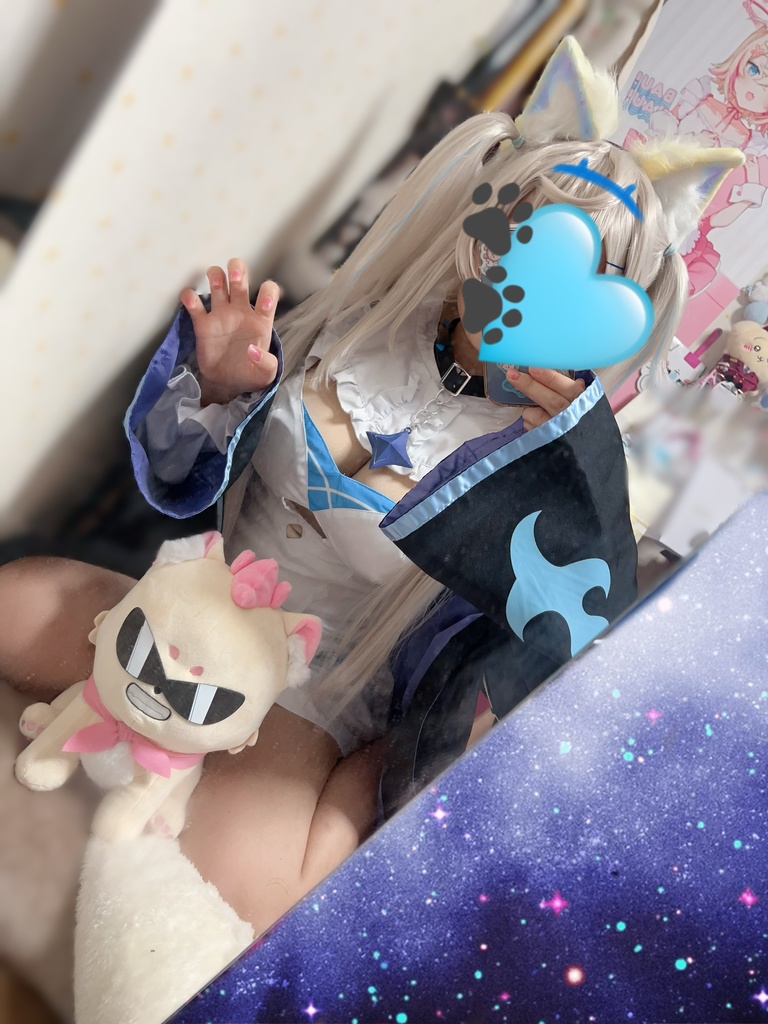 フワワ･アビスガード🐾🩵バレンタインチェキ❤🍫🎁