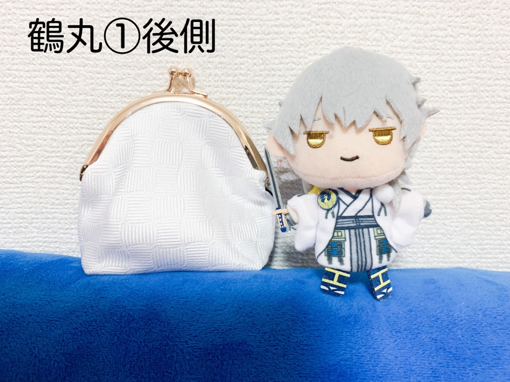 がま口小銭入れ 三日月/鶴丸