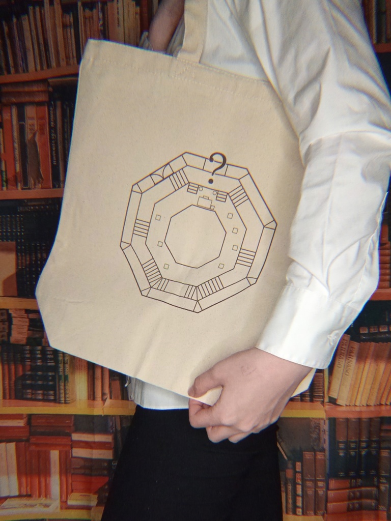 某図書館の見取り図トートバッグ