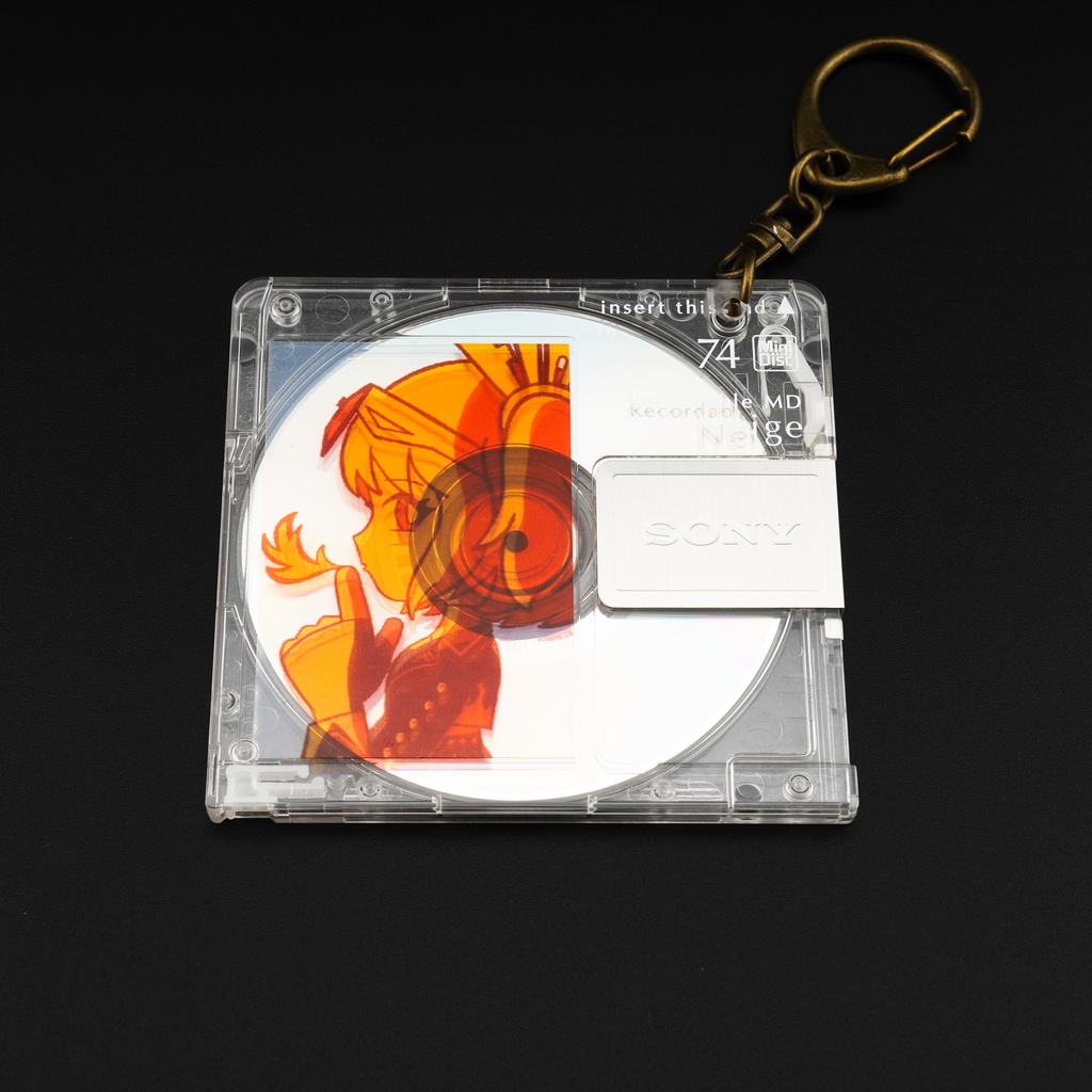 MDキーホルダー(バーニス・ホワイト)