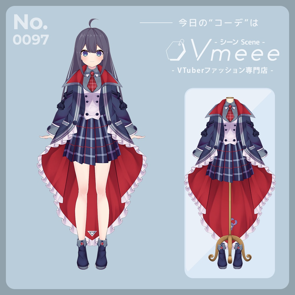Vampire ヴァンパイア【Vtuber Fashion Assets Vmeee No.097】