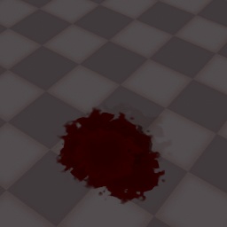 Simple Blood Drip Particle Prefab