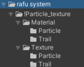 【VRChat向け】Particle Trail・テクスチャマテリアル まとめ