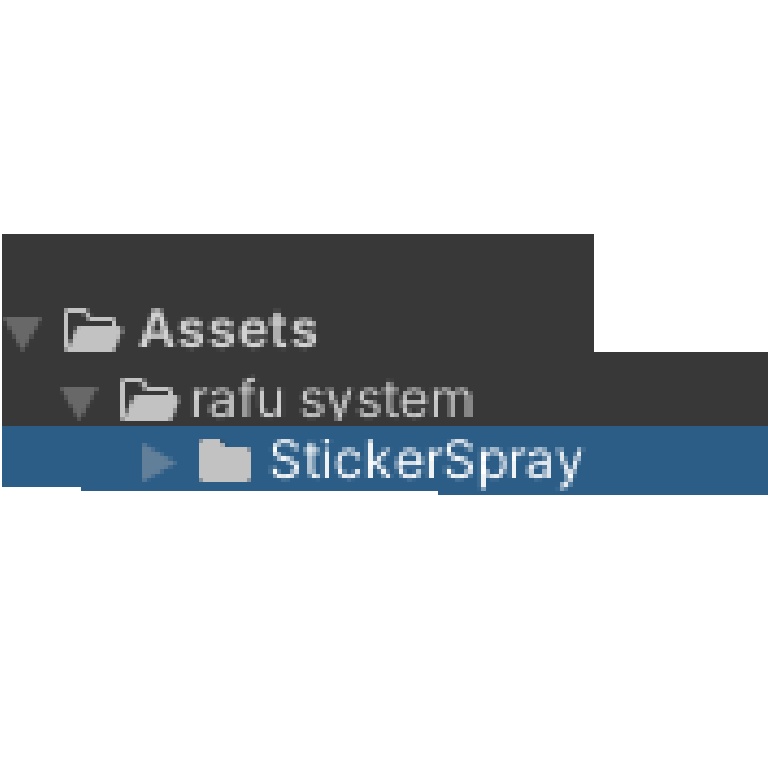 【VRChat アバターギミック】 StickerSpray