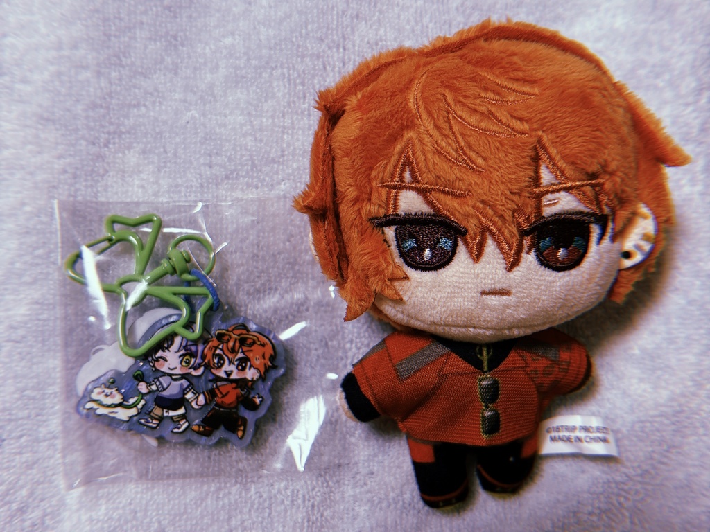 【チャーム無】お散歩アクリルキーホルダー