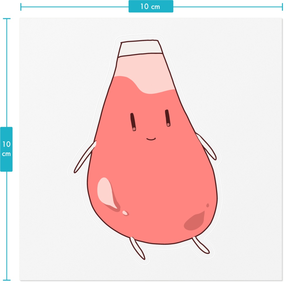 【ステッカー】けちゃぴ