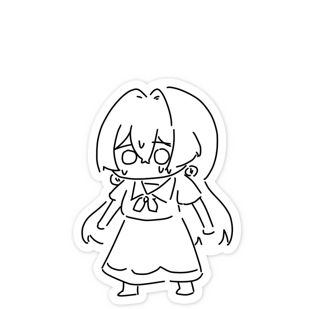 【てみすぱ自陣グッズ】秋津洲歌那のファンブルステッカー