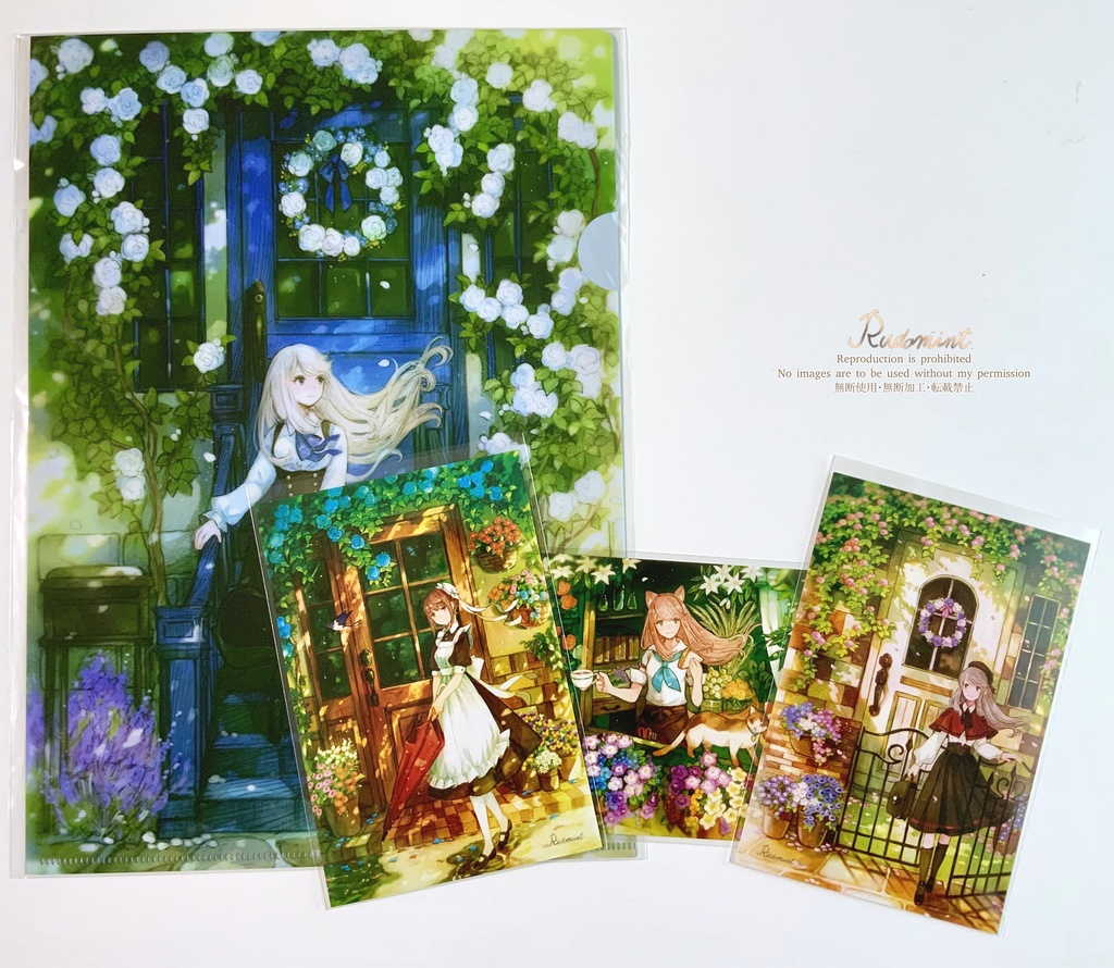 2026年展示会新作セット　A4クリアファイル1種＋ポストカード3種