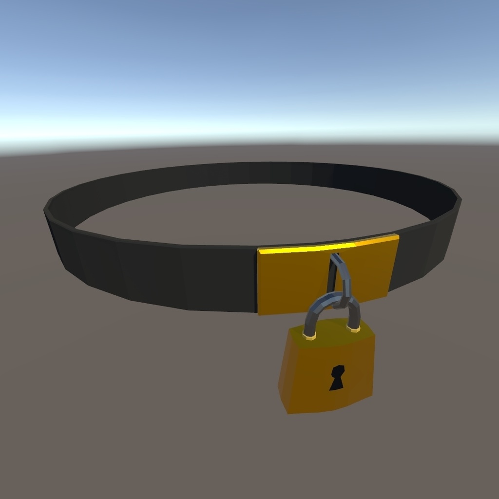 南京鍵チョーカー【VRChat想定】