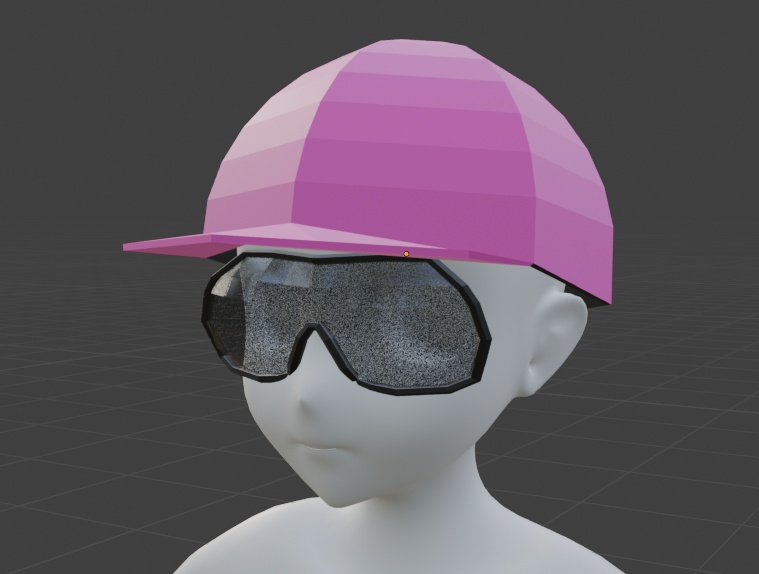 ウマ耳&馬具アクセサリー7点セット【VRChat想定】