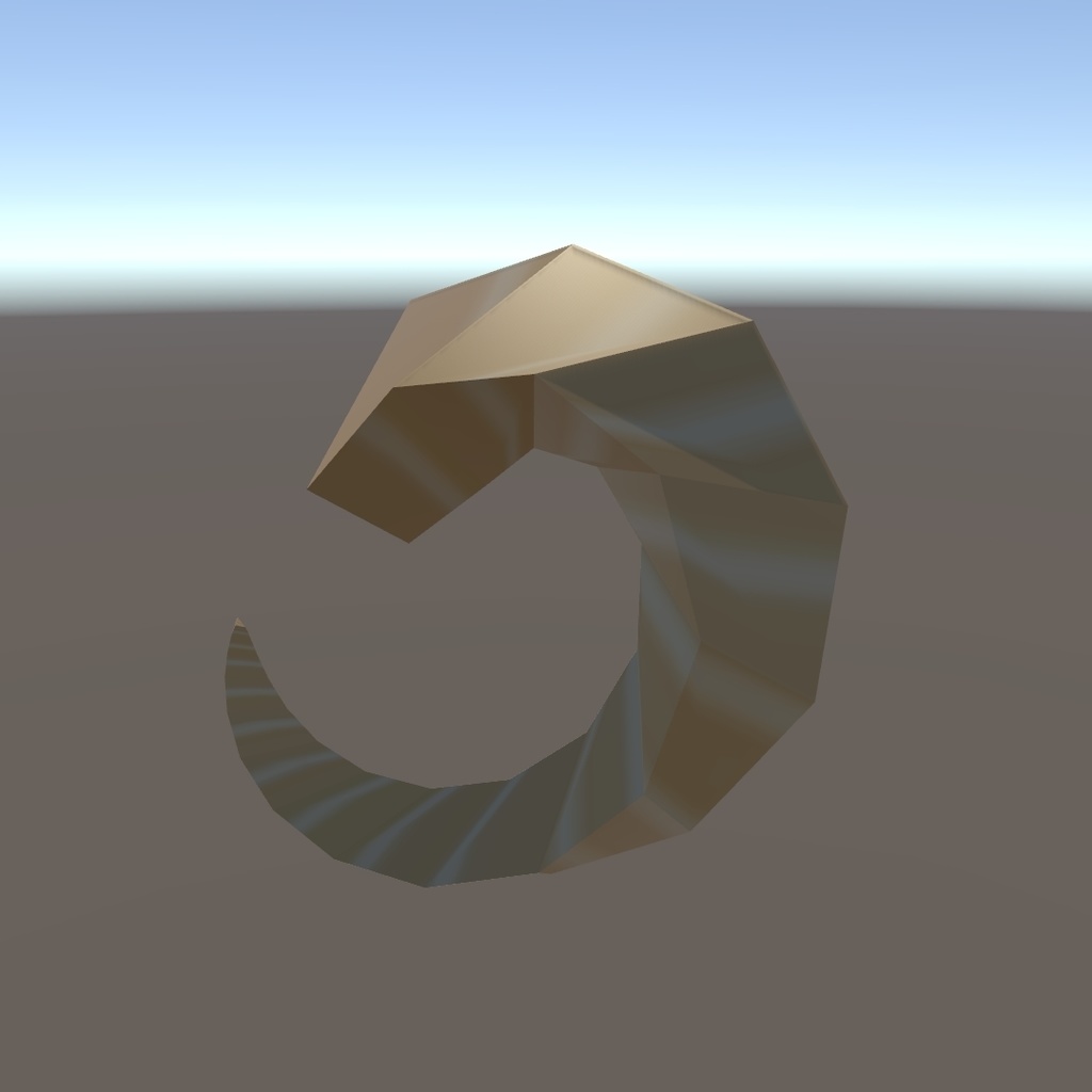 巻き角セット【VRChat想定】