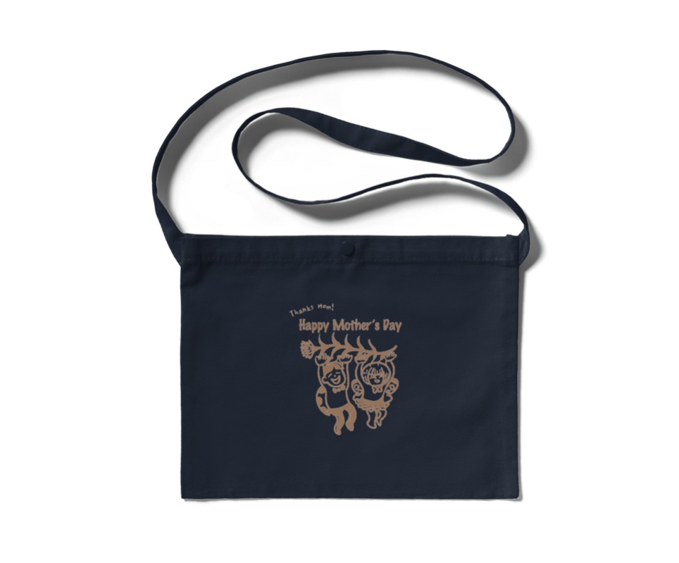 サコッシュライトグレー