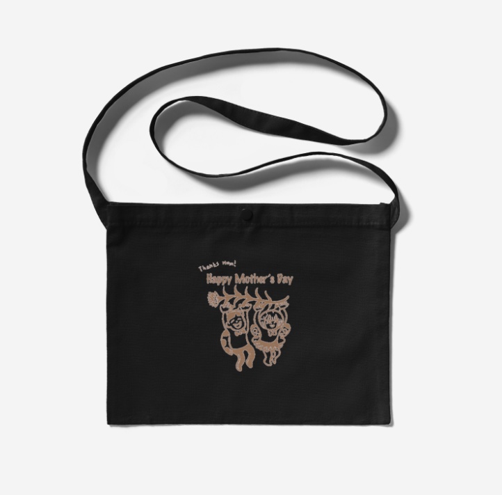 サコッシュライトグレー