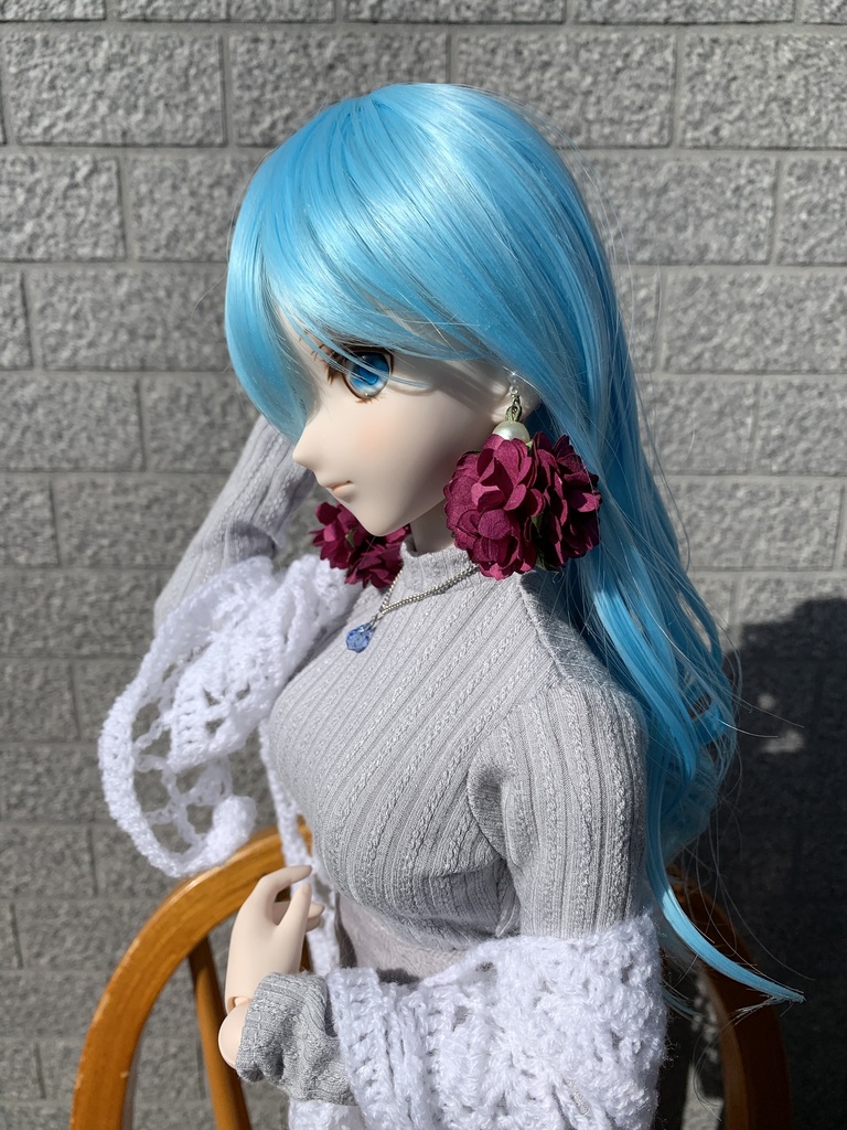 フラワーノンホールピアス