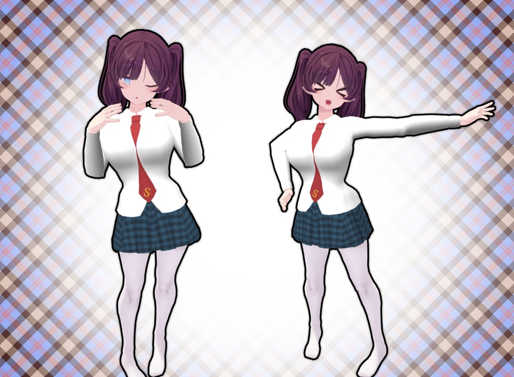 サタリナ族のメイドさん用 スクールウェア