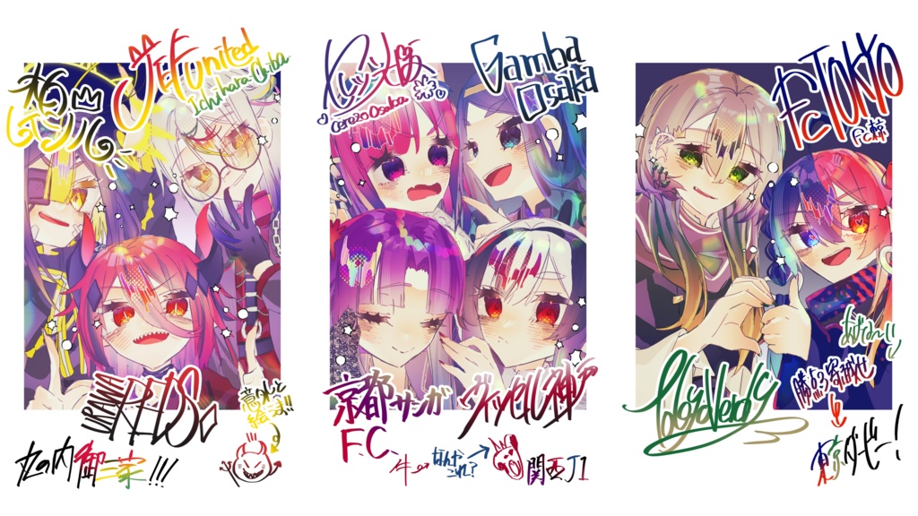 チェキ風フォトカード3枚セット