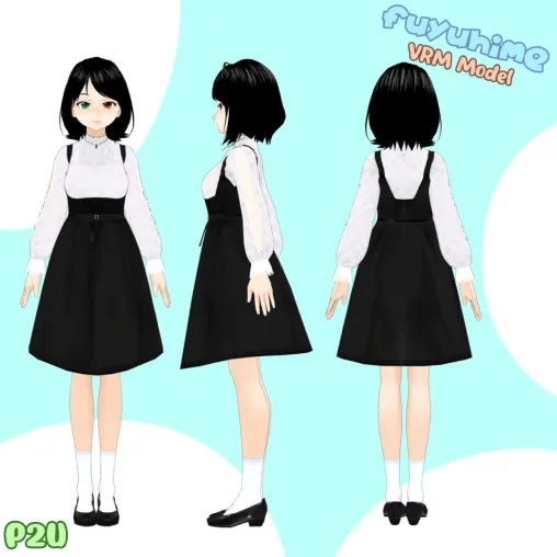 (冬姫) Fuyuhime - 3D Model [ストリーミングまたは商業的なもののために] - Kohime Oji's Shop - 2/2