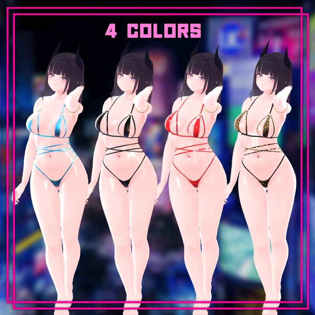 【くろなつ用】スリーラインビキニ